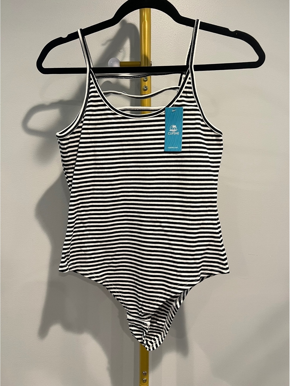 NWT CUPSHE Stripe Bodysuit